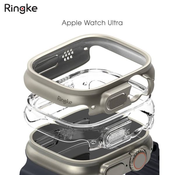 bộ 2 ốp apple watch ultra ringke slim