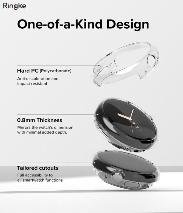 Bộ 2 ốp Google Pixel Watch RINGKE Slim
