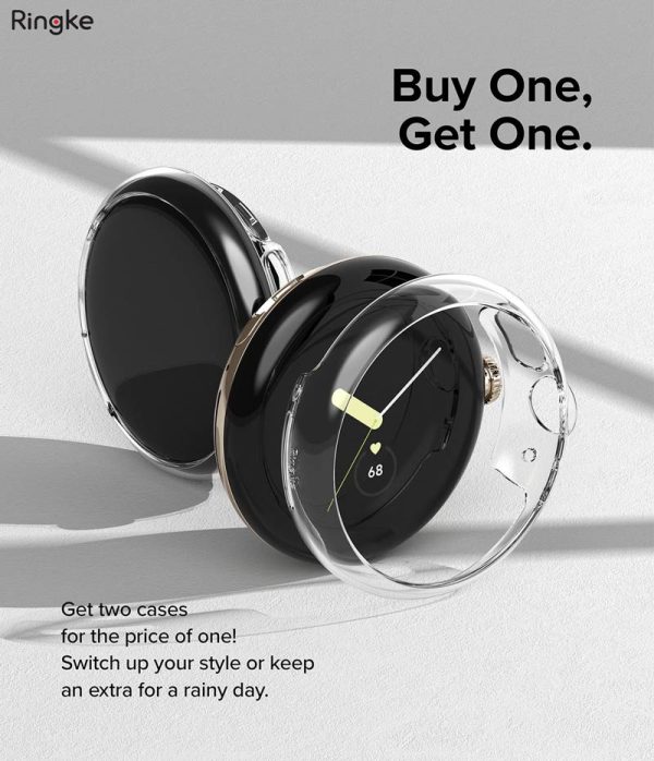 Bộ 2 ốp Google Pixel Watch RINGKE Slim