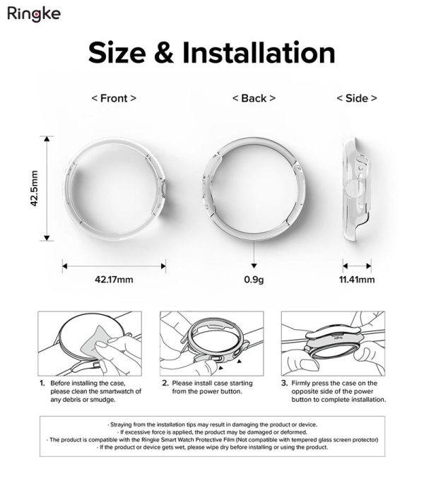 Bộ 2 ốp Google Pixel Watch RINGKE Slim