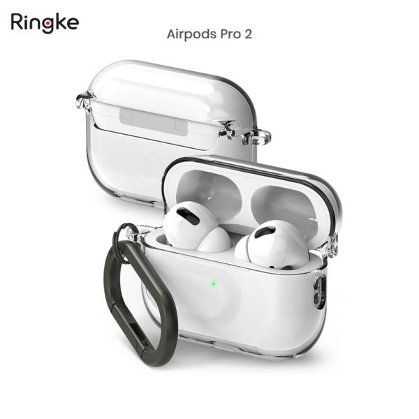 Vỏ ốp Airpods Pro 2 Ringke Hinge Clear