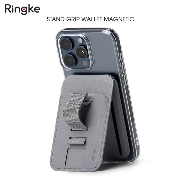 ví kiêm giá đỡ ringke stand grip wallet magnetic