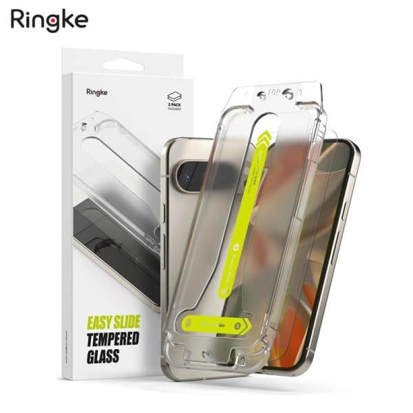 dán cường lực Google pixel 9 pro XL Ringke Easy Slide Tempered Glass
