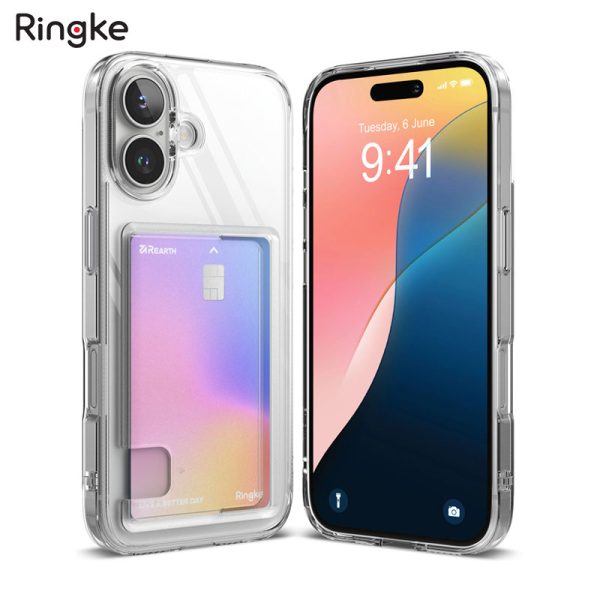 ốp lưng iPhone 16 plus ringke fusion card