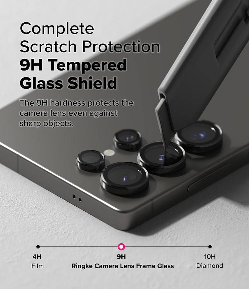 Bộ 2 dán camera Samsung Galaxy S25 Ultra Ringke Lens Frame Glass