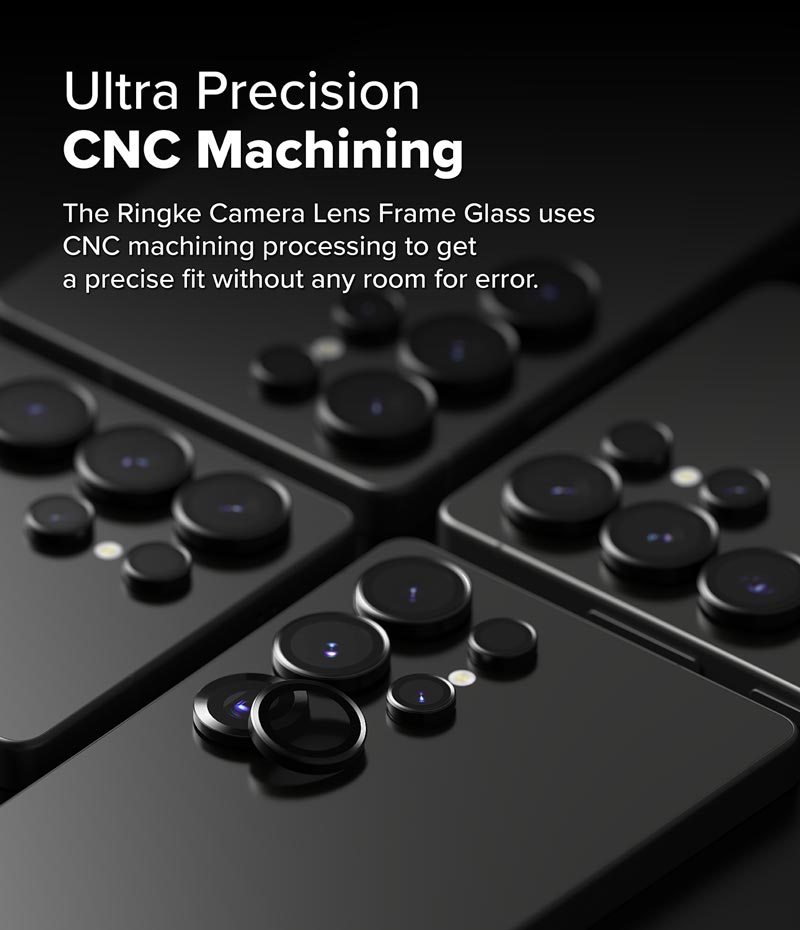 Bộ 2 dán camera Samsung Galaxy S25 Ultra Ringke Lens Frame Glass
