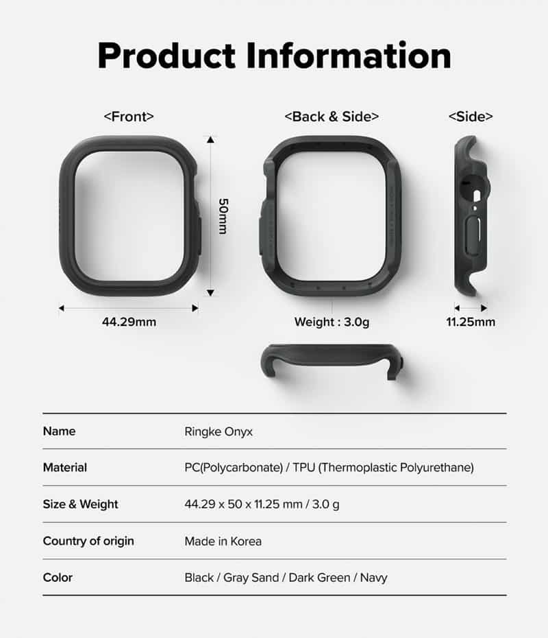 Ốp Apple Watch 10 RINGKE Onyx