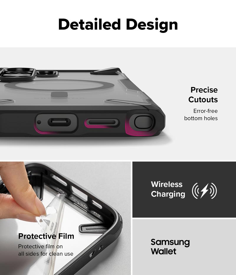 Ốp lưng Samsung Galaxy S25 Ultra RINGKE Fusion X Magnetic