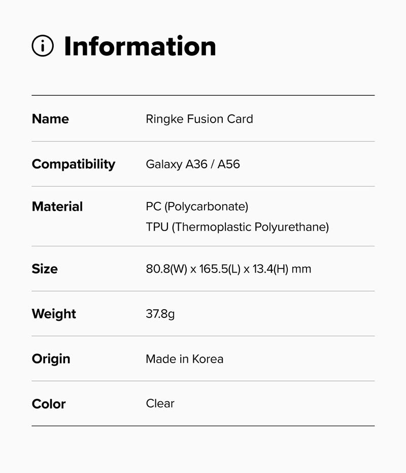 Ốp lưng Samsung Galaxy A56 / A36 RINGKE Fusion Card