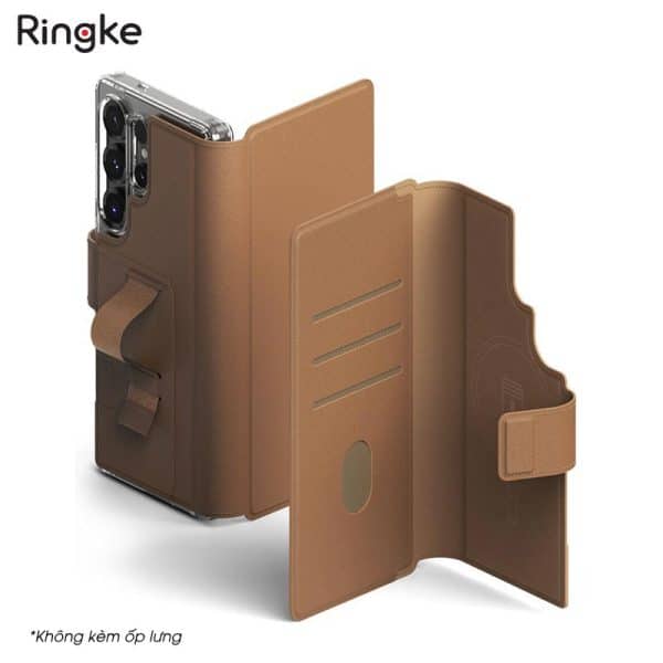 Ví từ tính Ringke Folio Wallet Grip Magnetic Samsung Galaxy S25 Ultra