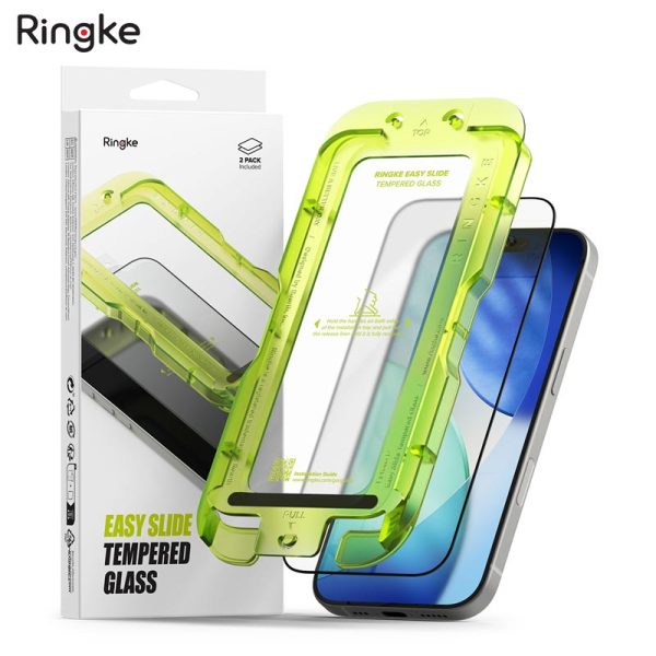 Dán cường lực iPhone 17 Ringke Easy Slide Tempered Glass