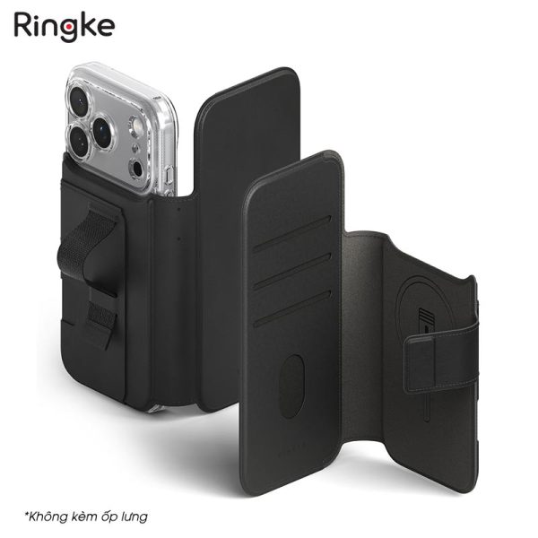 Ví từ tính Ringke Folio Grip Wallet Magnetic cho iPhone 17 Pro Max